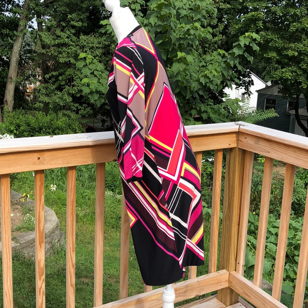 Cache Colorblock Button Front Dress - image 3